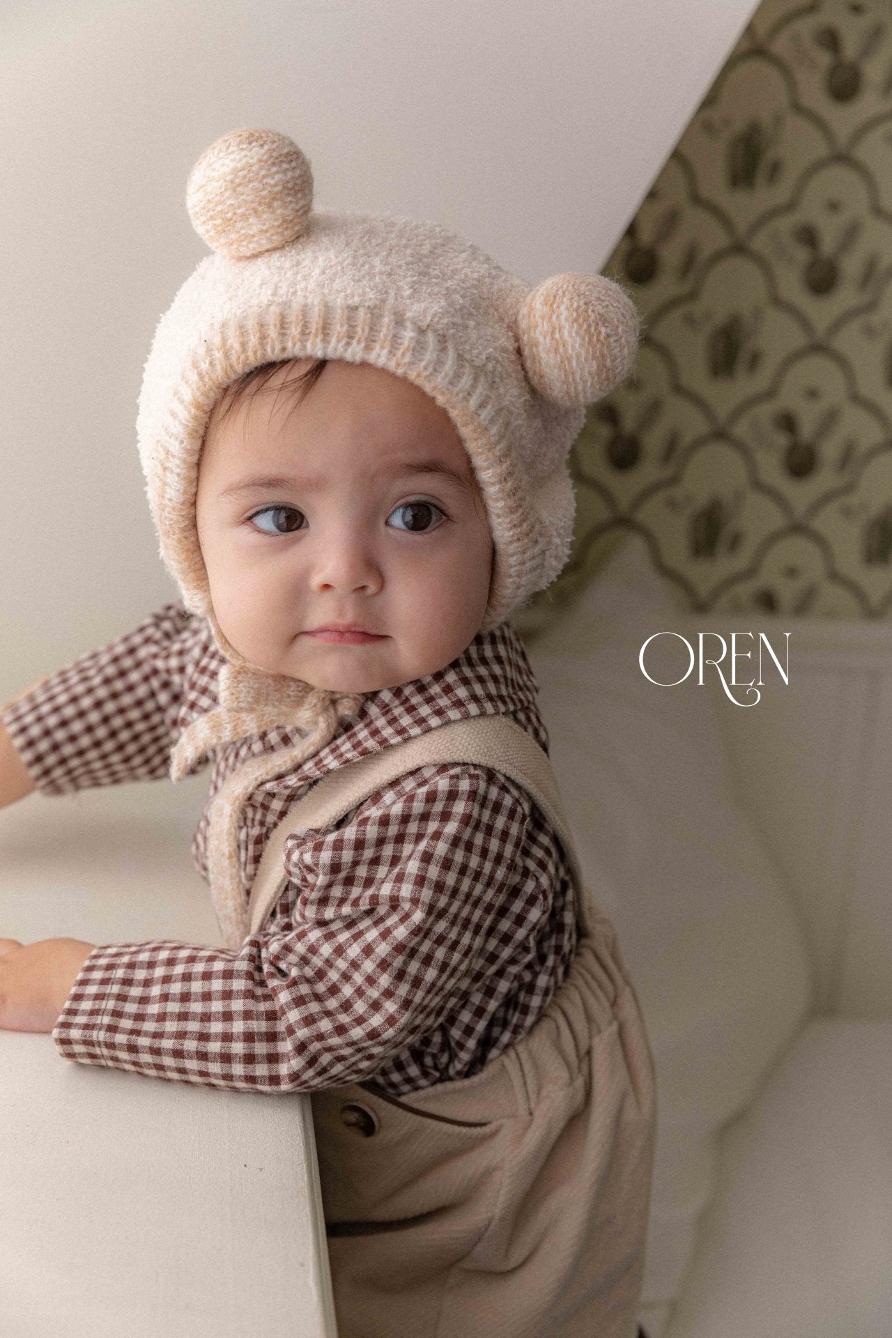 ［OREN］Noellin warm suspender pants