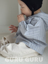 ［guru guru］Stripe hood shirt (baby & kids)