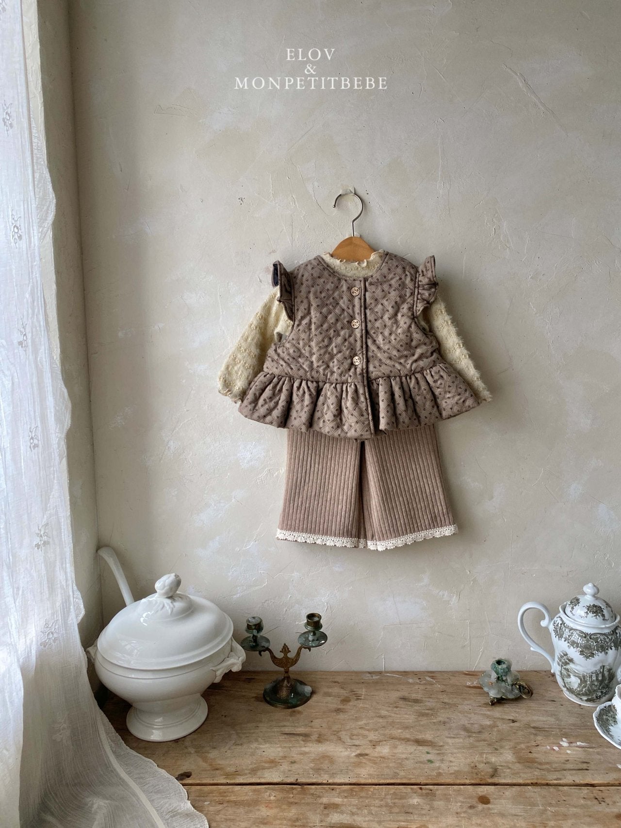 ［Mon petit bebe］Raelle mellow tee