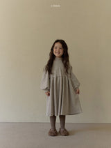 ［LINDO］Stripe turtleneck one-piece