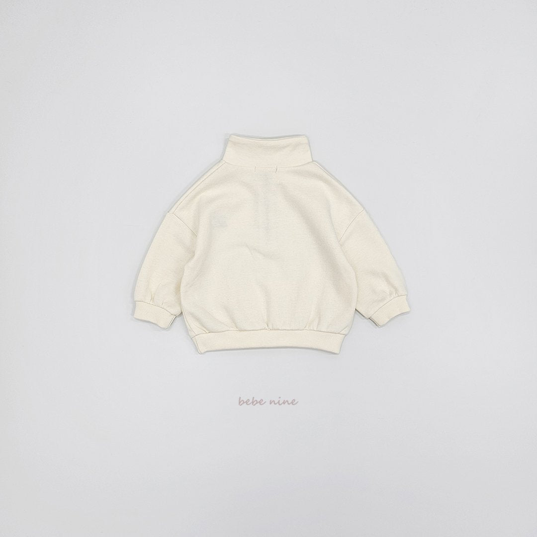 ［bebenine］Nine Zip-Up Sweatshirt