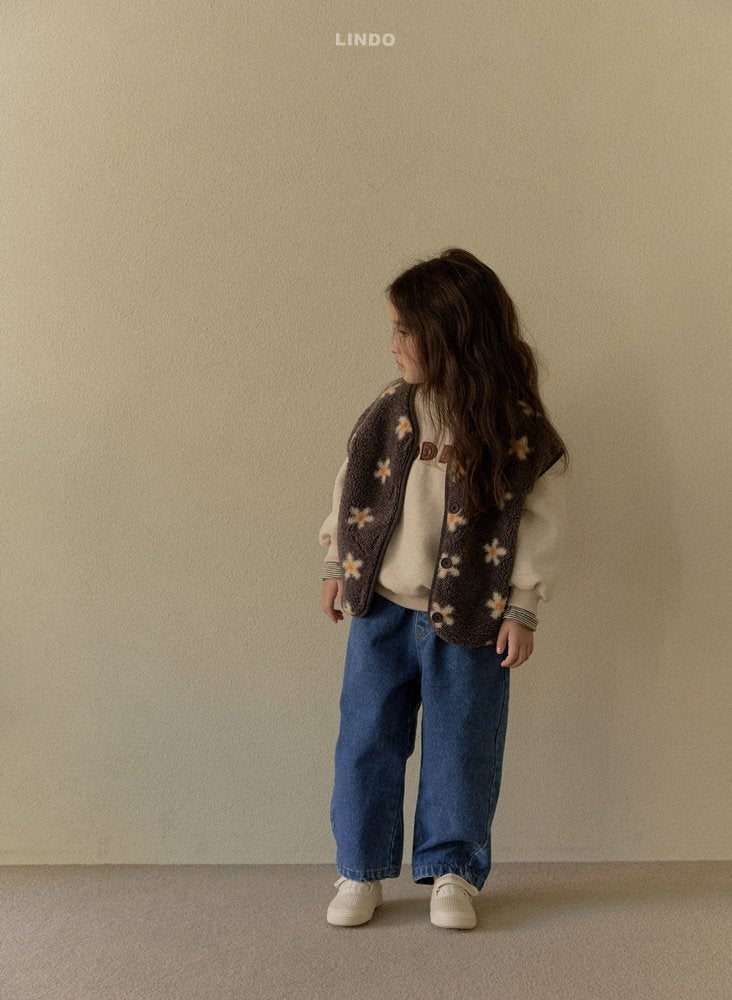 ［LINDO］Comma denim pants