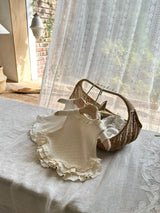 ［monbebe］Frill eyelet vest