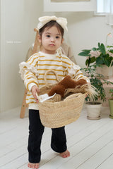 ［bebenine］Bonnie Frill Sweatshirt