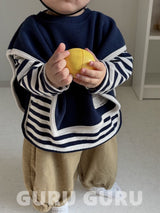 ［guru guru］Stripe loose tee (baby & kids)