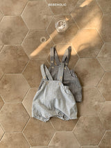 ［bebe holic］Roen check suspender pants