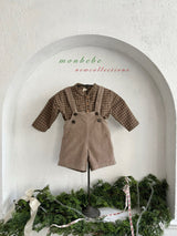 ［monbebe］Merry check shirt