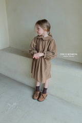［DISCO BONBON］Latte corduroy one-piece