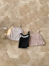 ［bebe holic］Lilly frill camisole tee