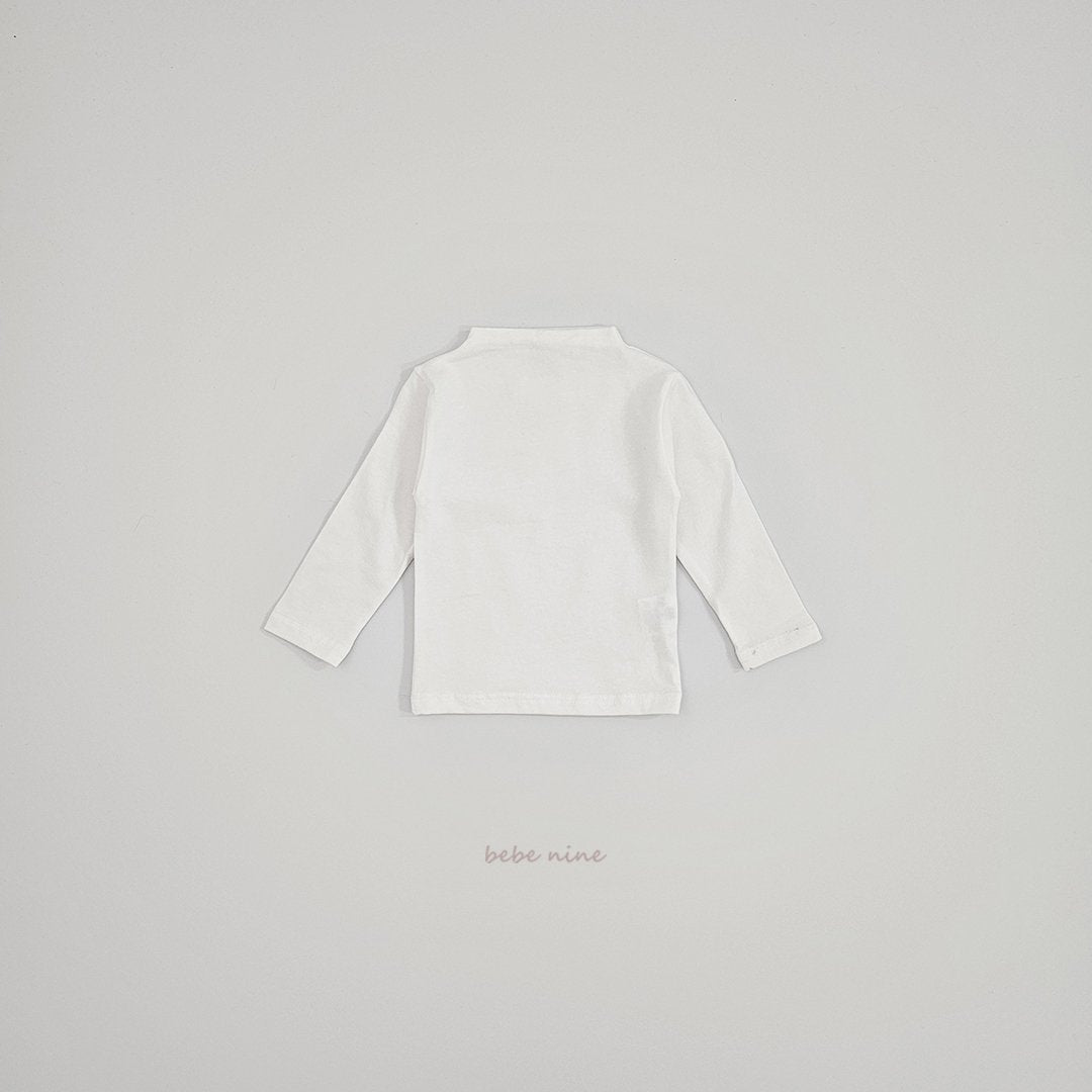 ［bebenine］Soft Mock Neck Tee