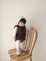 ［mimi market］Button bichon vest