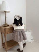 ［mimi market］Cookie check one-piece