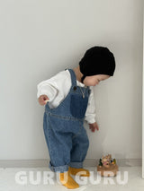 ［guru guru］Denim overalls (baby & kids)