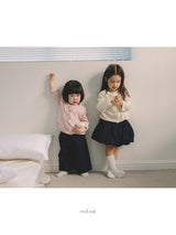 ［MELMEL］Balloon denim skirt