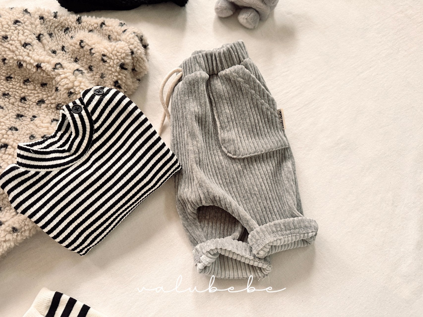［valubebe］Katto rib pants (baby)