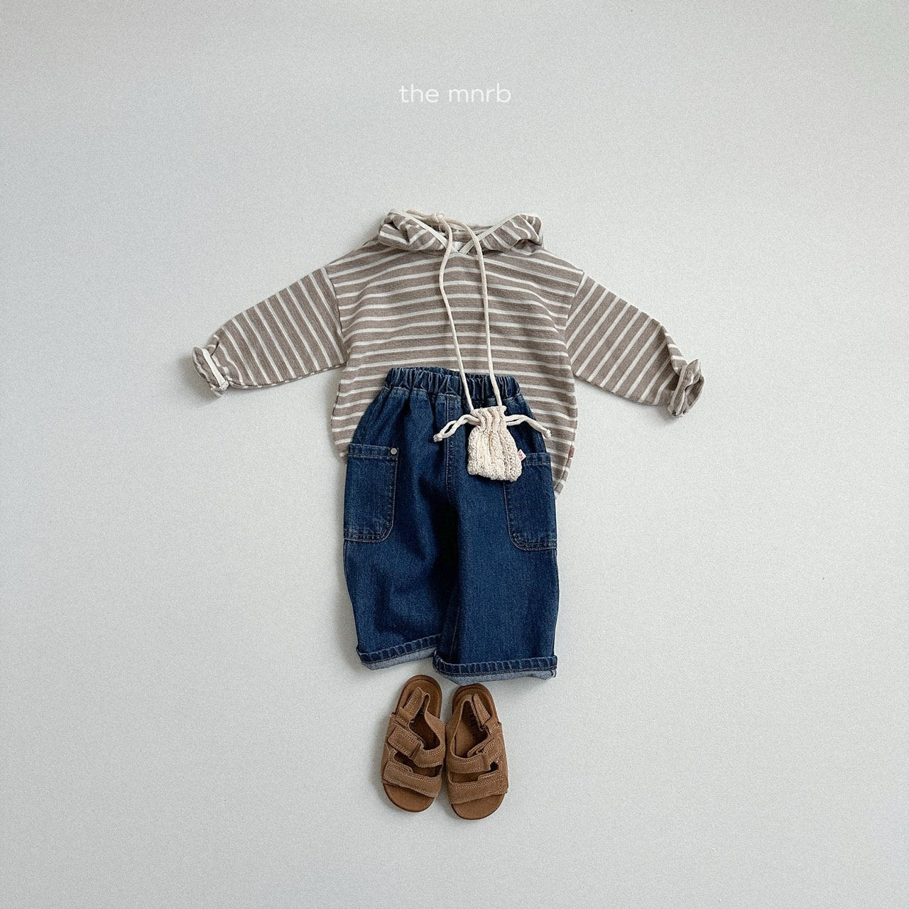 [minirobe] Joy stripe hood