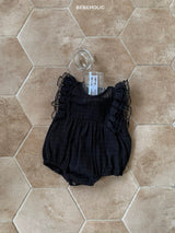 ［bebe holic］Peony lace wing rompers