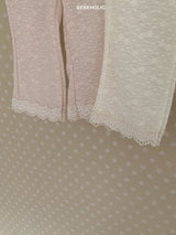 ［bebe holic］Shelly flare lace pants