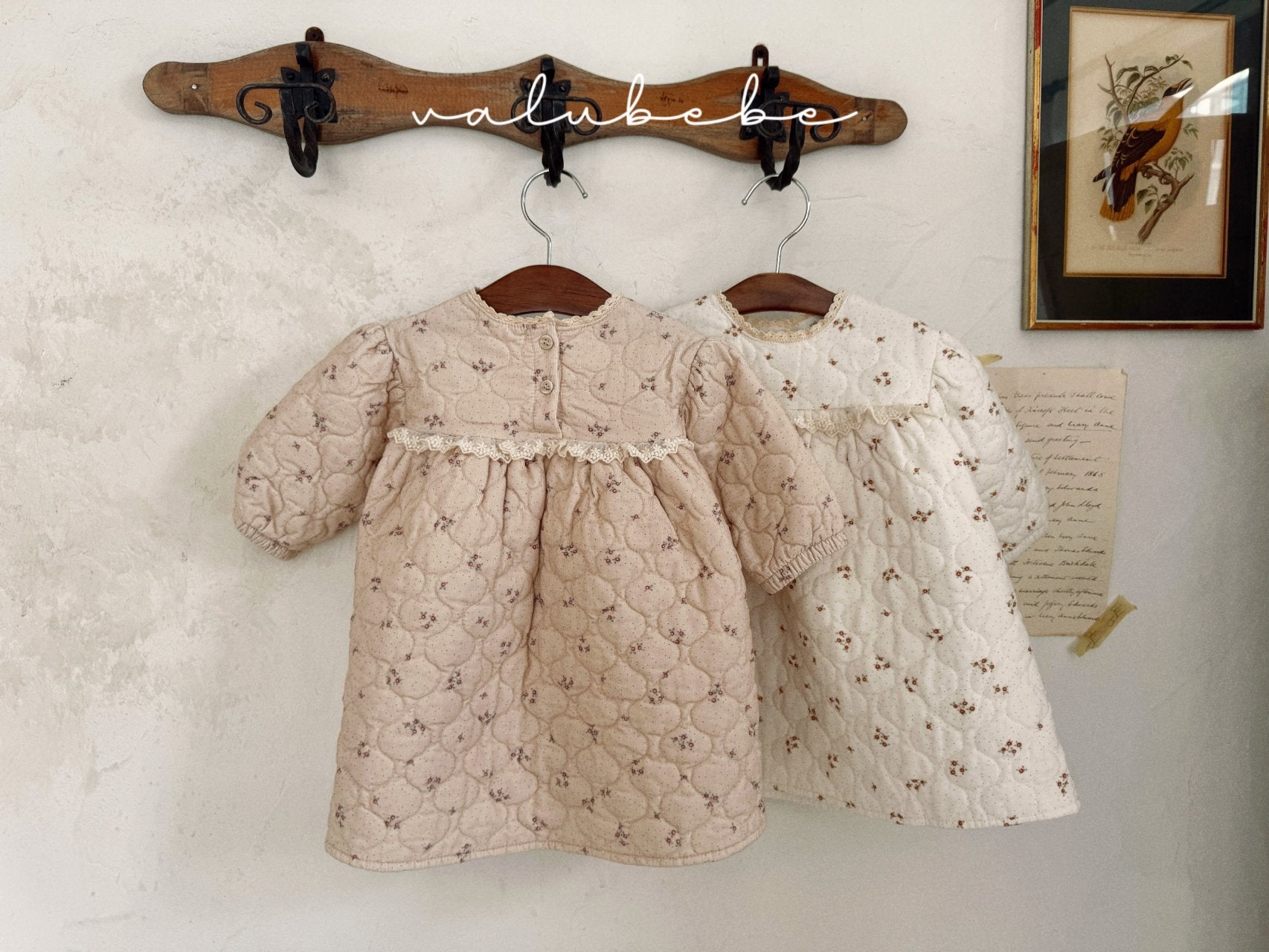 ［valubebe］Lace quilting one-piece (baby)