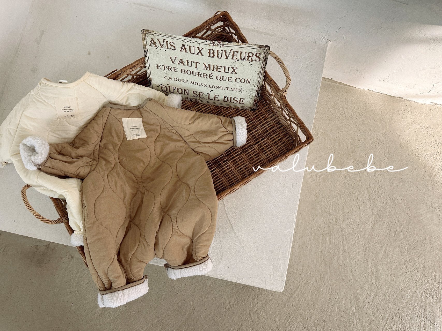 ［valubebe］Warm boa suit (baby)