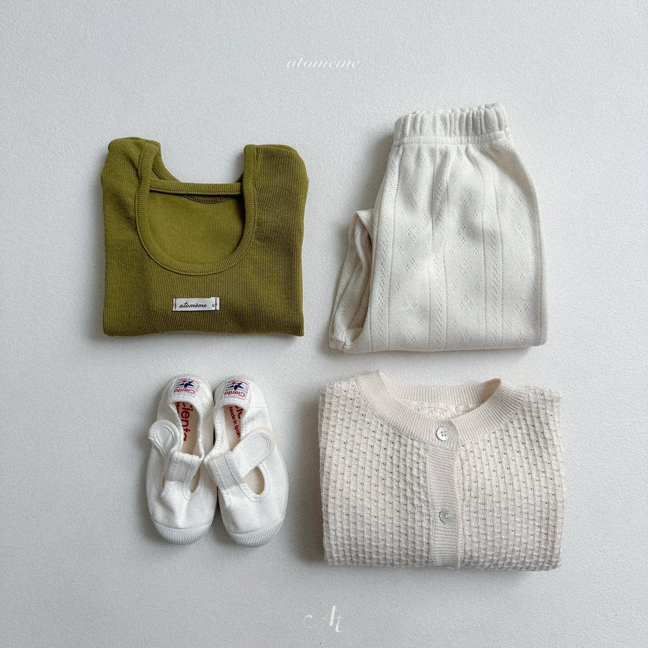[atomeme] Beni ribbed tee