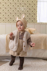 ［OREN］Bear boa vest