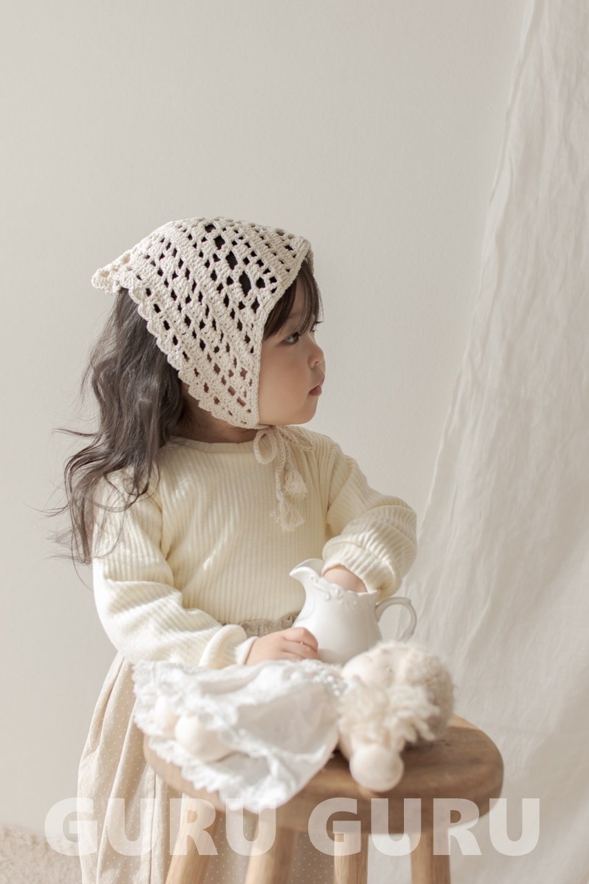 ［guru guru］Ribbed basic tee (baby & kids)