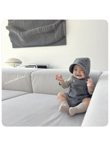 ［nunubiel］Corduroy rompers & bonnet