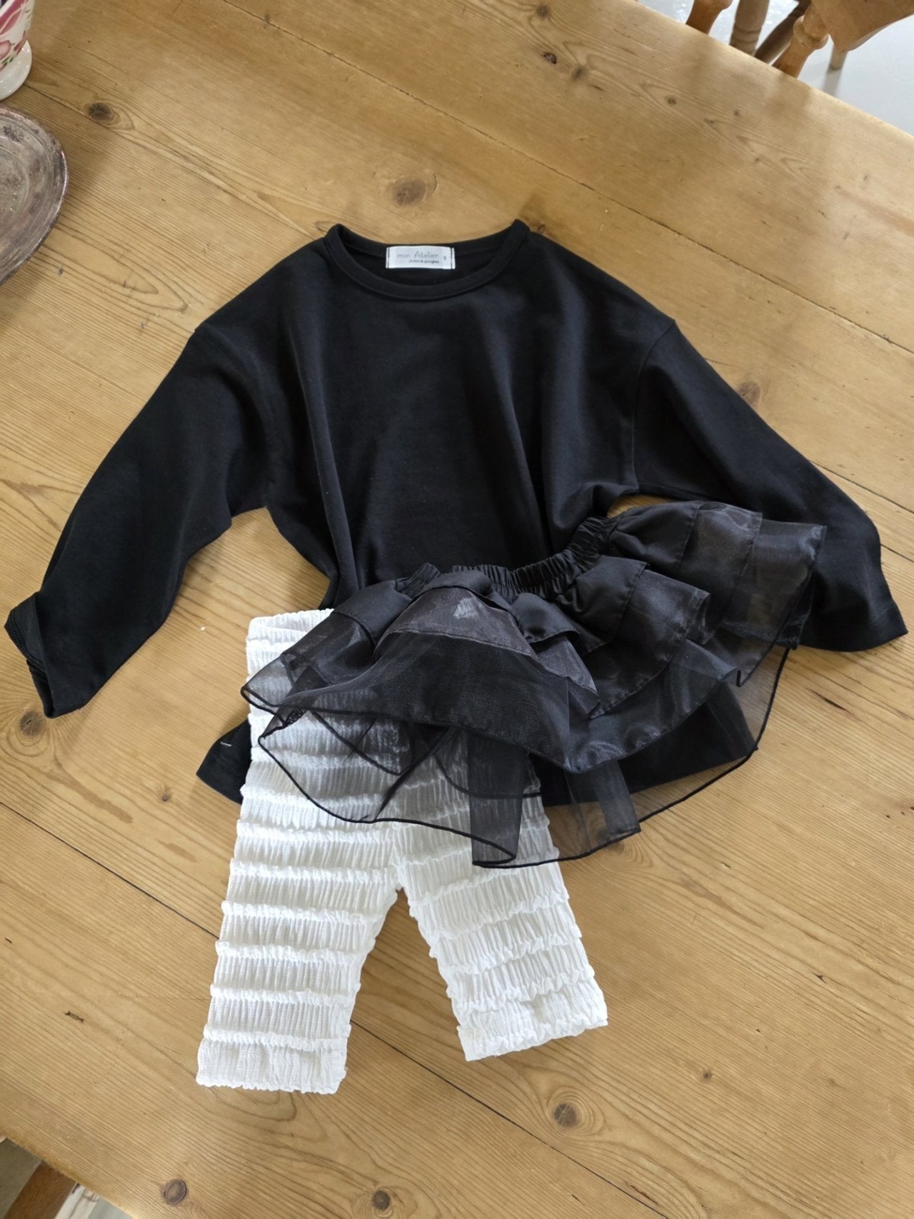 ［mon Atelier］Loose long tee