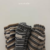 ［aou studio］Cookie stripe jogger