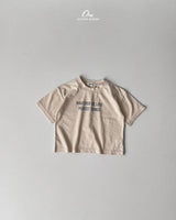 ［onu］Lettering short sleeve tee