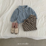 ［aou studio］Cookie stripe jogger