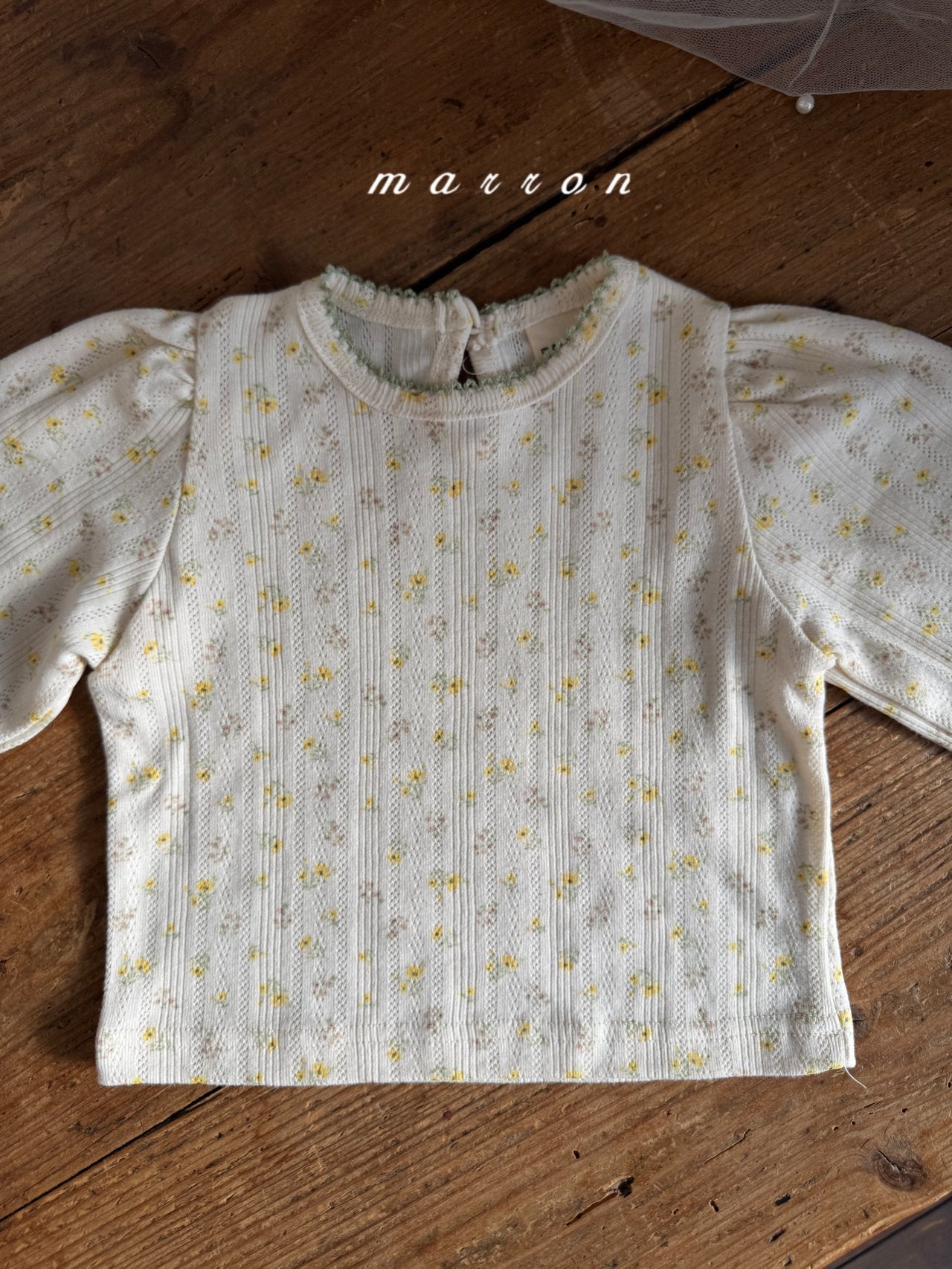 ［marron］Jerry eyelet tops