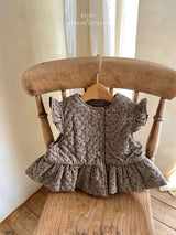 ［Mon petit bebe］Elva frill vest