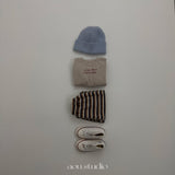 ［aou studio］Cookie stripe jogger
