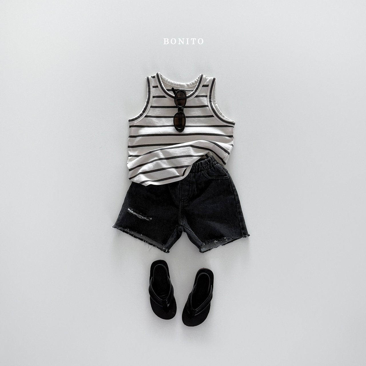 ［Bonito］Stripe sleeveless