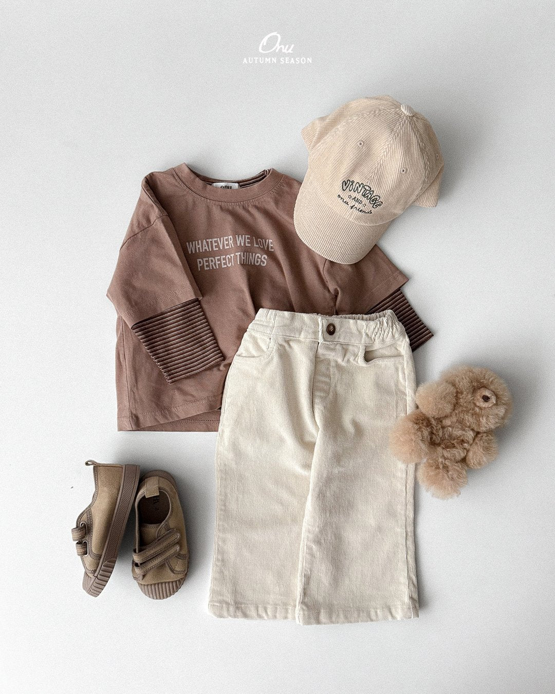 ［onu］Lettering short sleeve tee