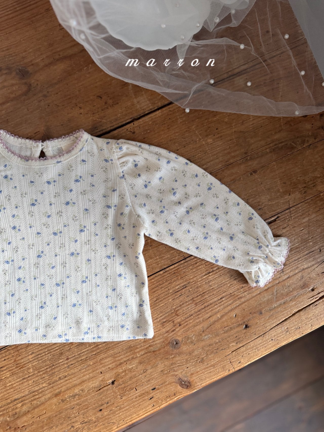 ［marron］Jerry eyelet tops