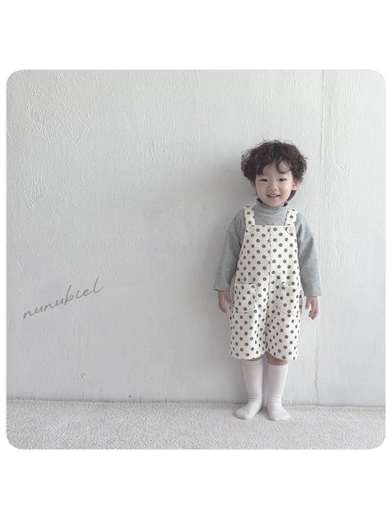 ［nunubiel］Dot jump suit