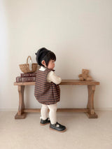 ［mimi market］Olly suspender rompers