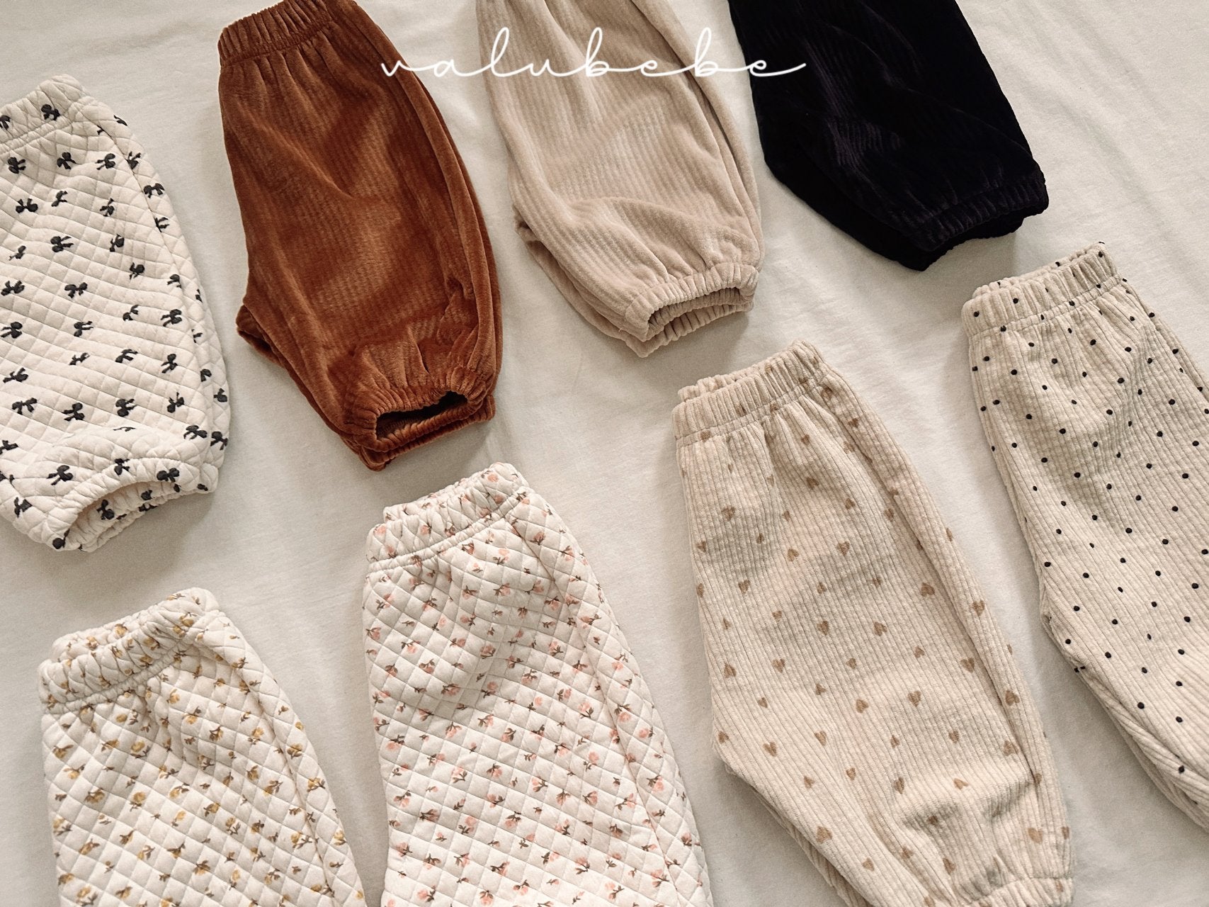 ［valubebe］Winter embossing pants (baby & kids)