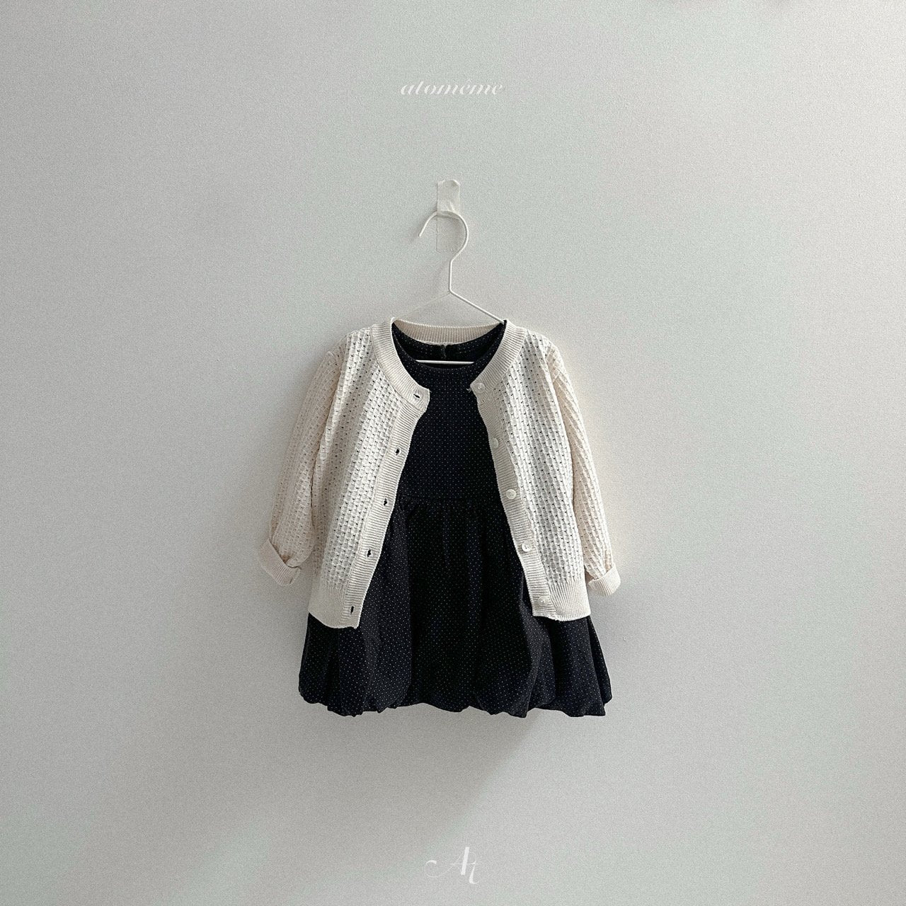 [atomeme] Chestnut knit cardigan