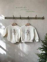 ［monbebe］Meow rompers