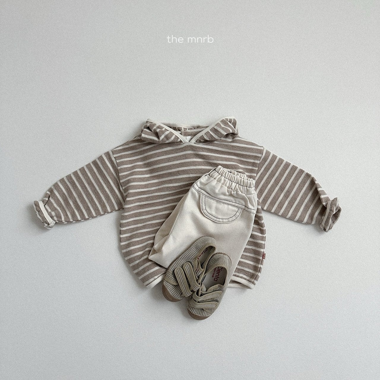 [minirobe] Joy stripe hood