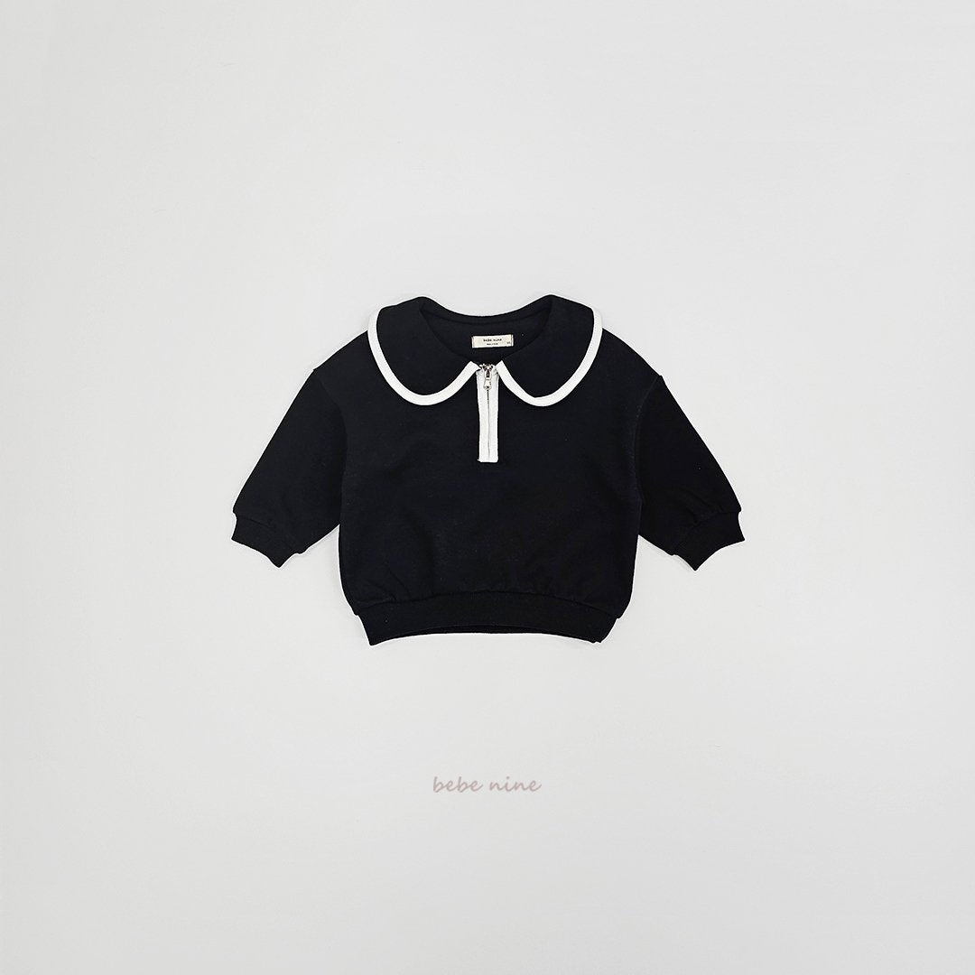 ［bebenine］Milk Zip-Up Sweatshirt