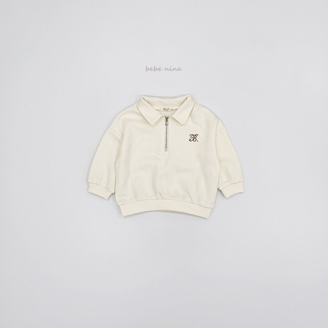 ［bebenine］Nine Zip-Up Sweatshirt