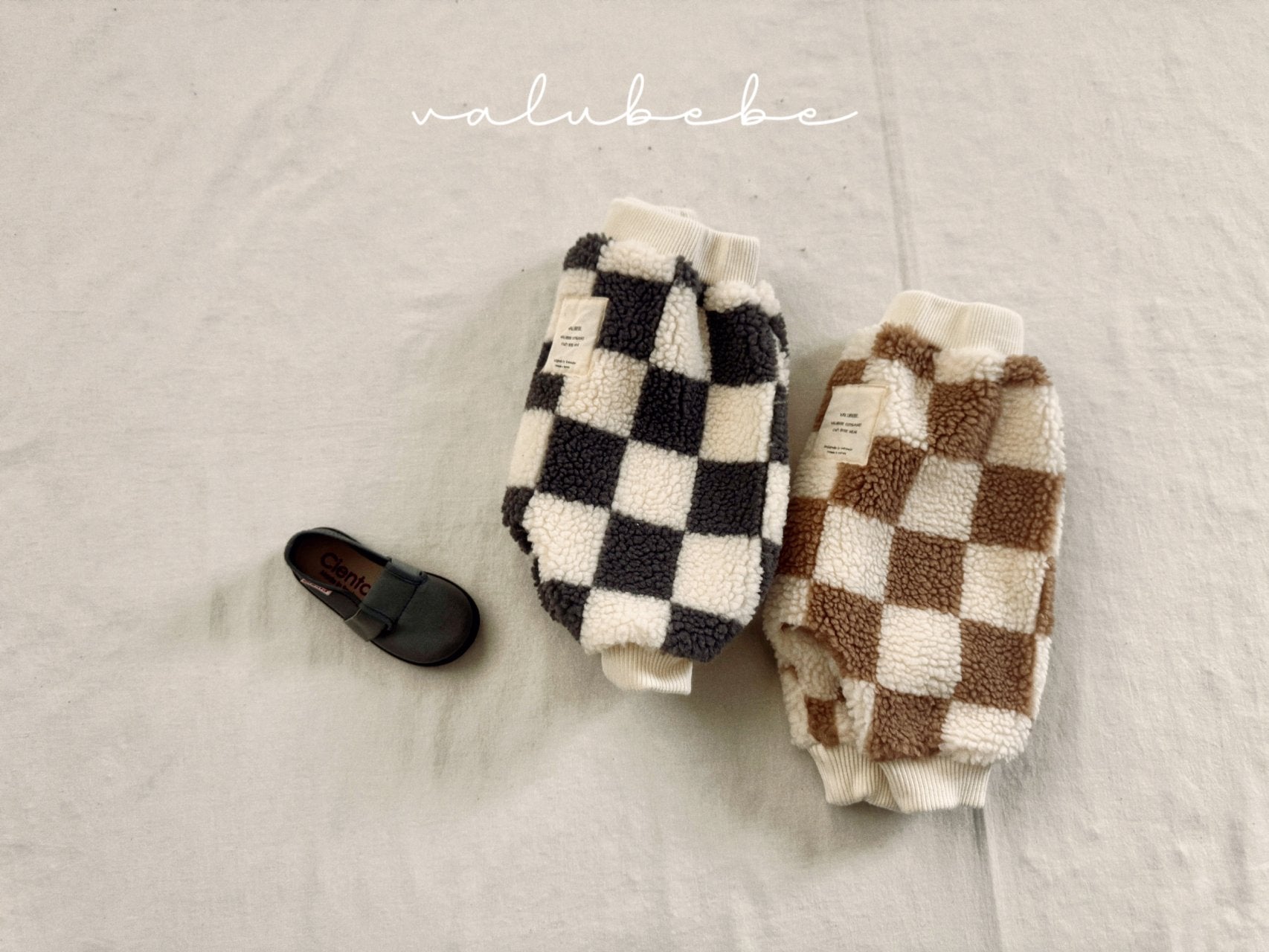 ［valubebe］Big check jogger pants (baby)