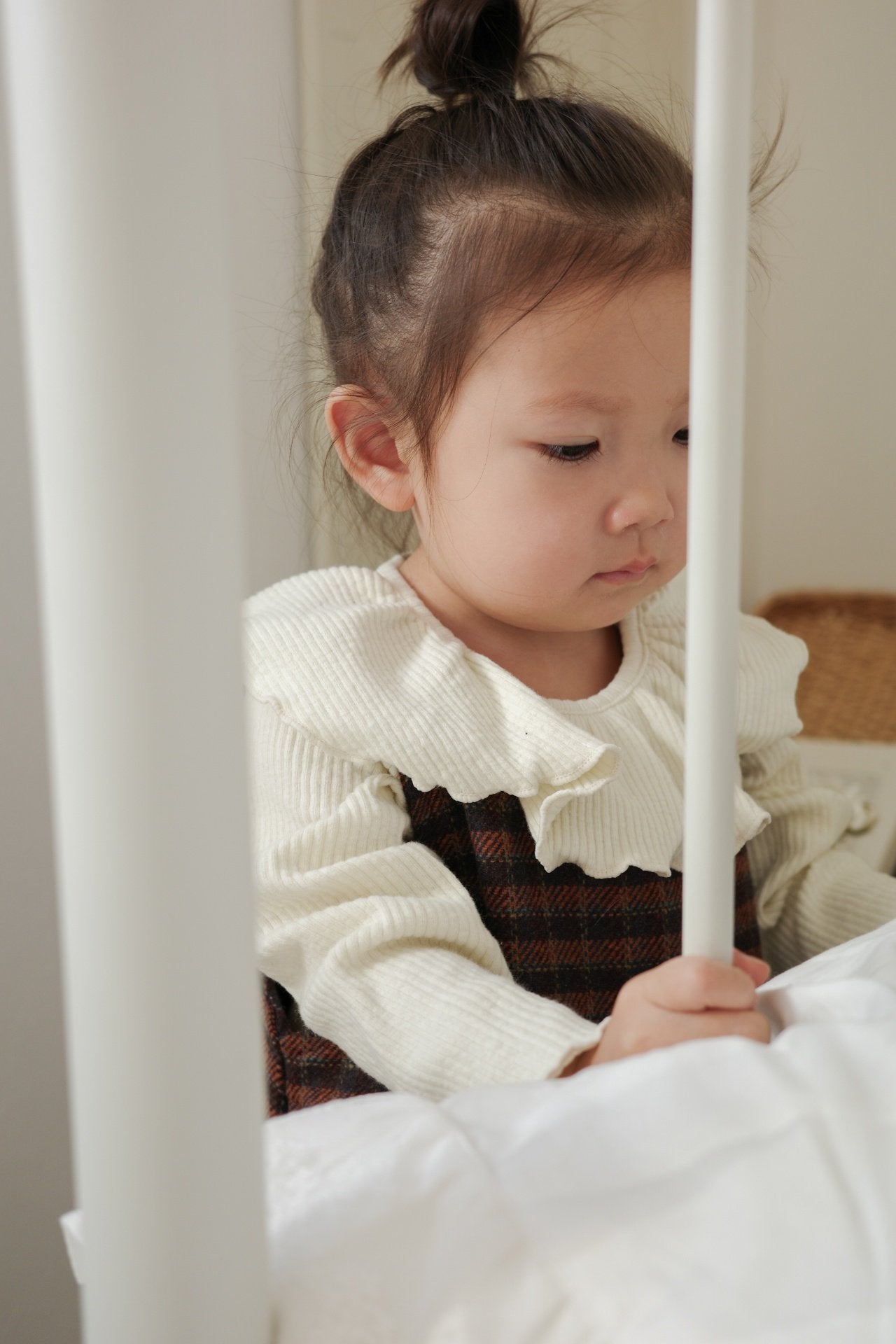 ［mimi market］Cream collar tops