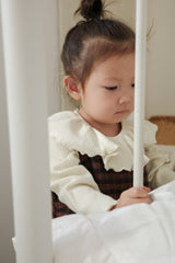 ［mimi market］Cream collar tops