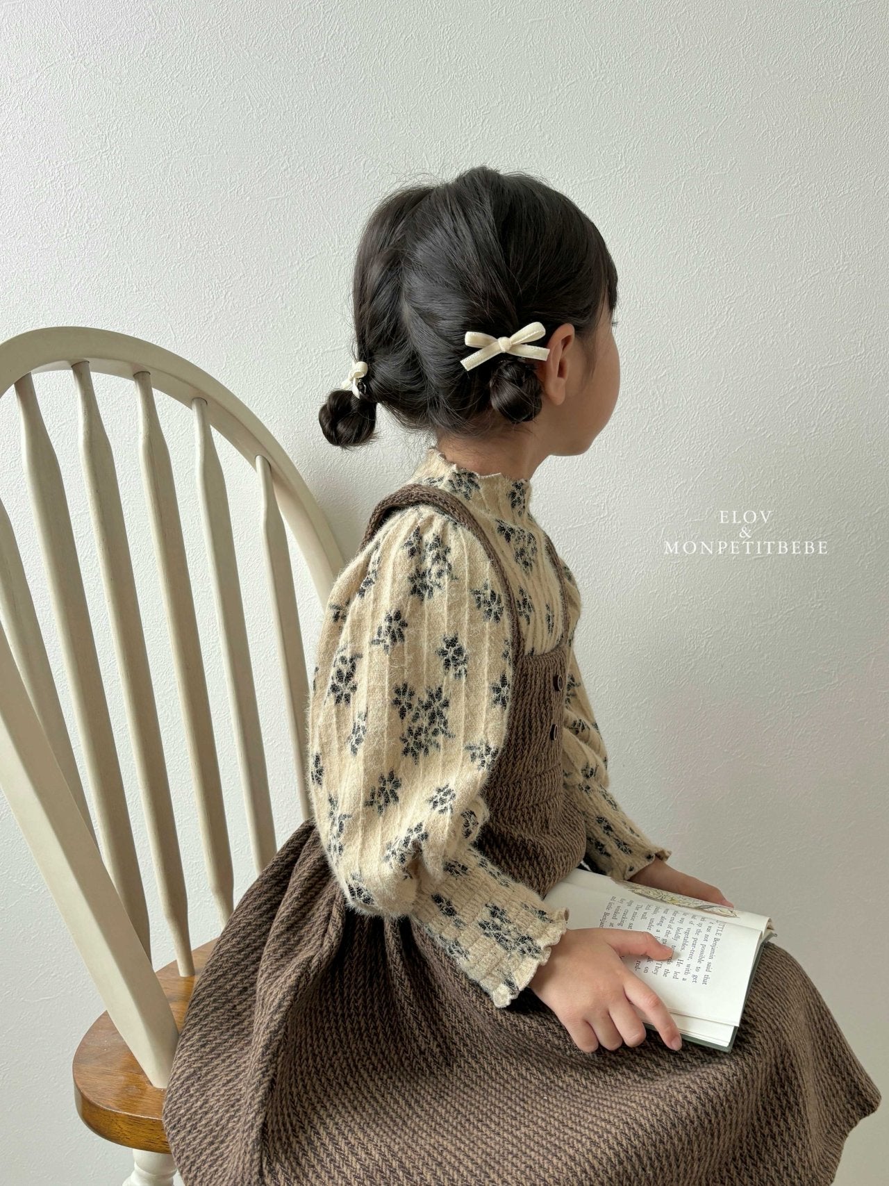 ［Mon petit bebe］Maren smock tee